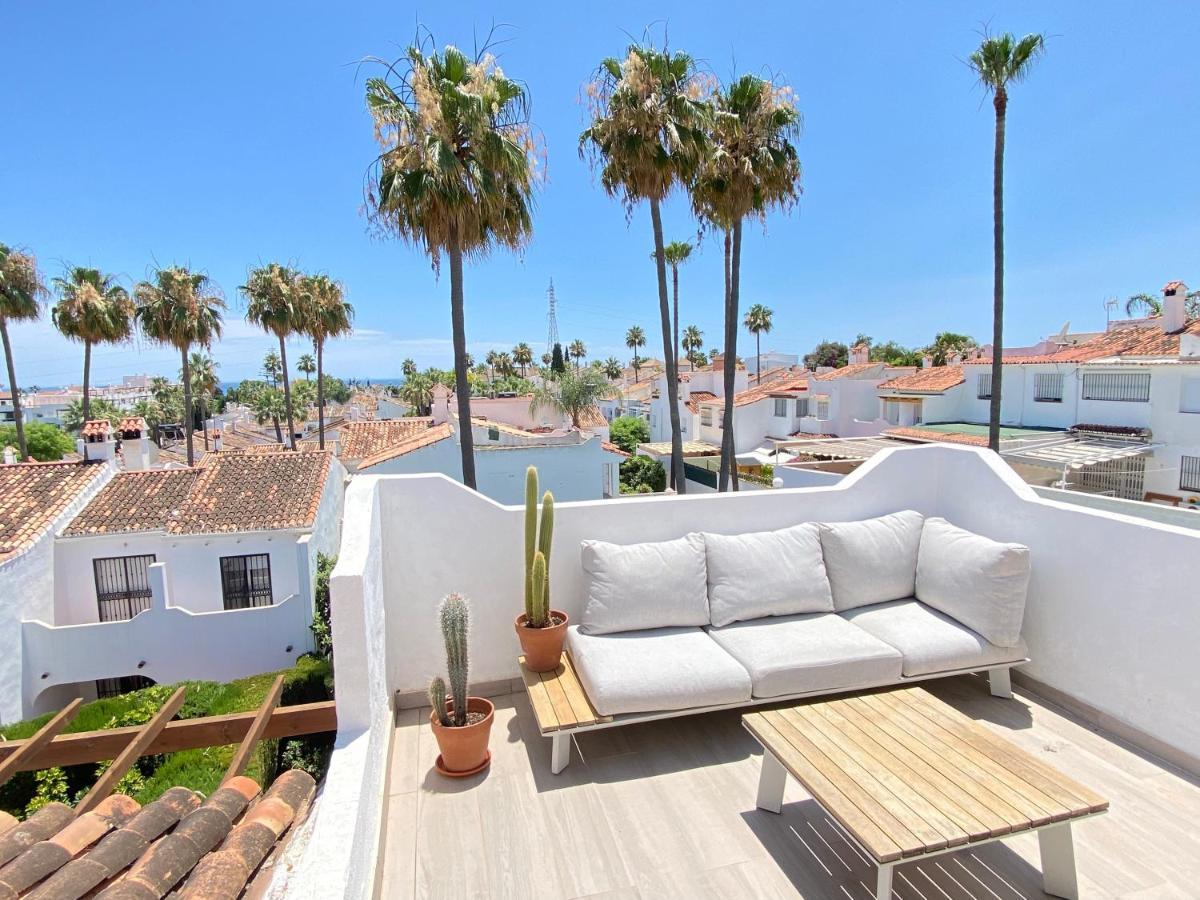 Townhouse W/Sea View & Garden Villa Estepona Eksteriør billede